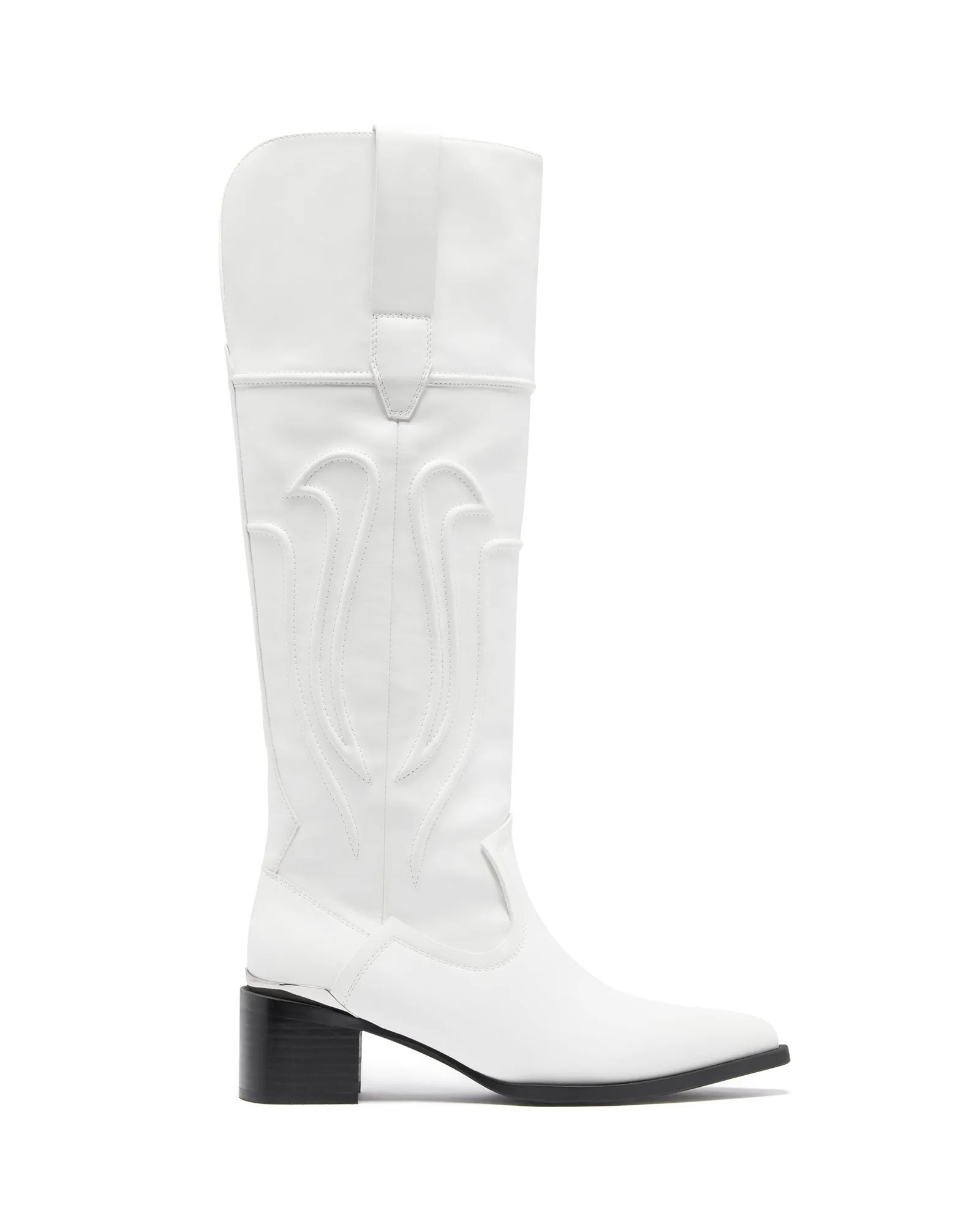 Dynasty Tall Boot White