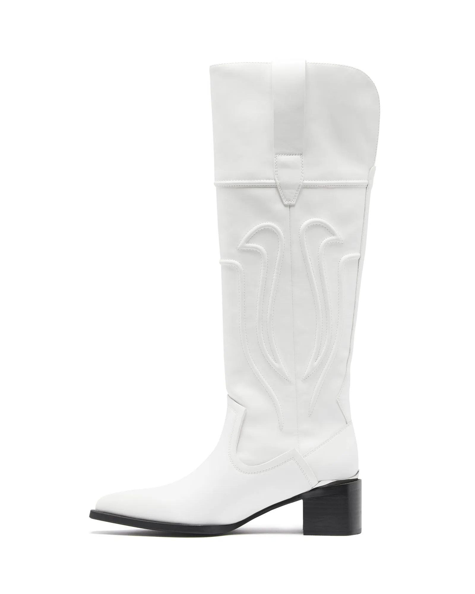 Dynasty Tall Boot White