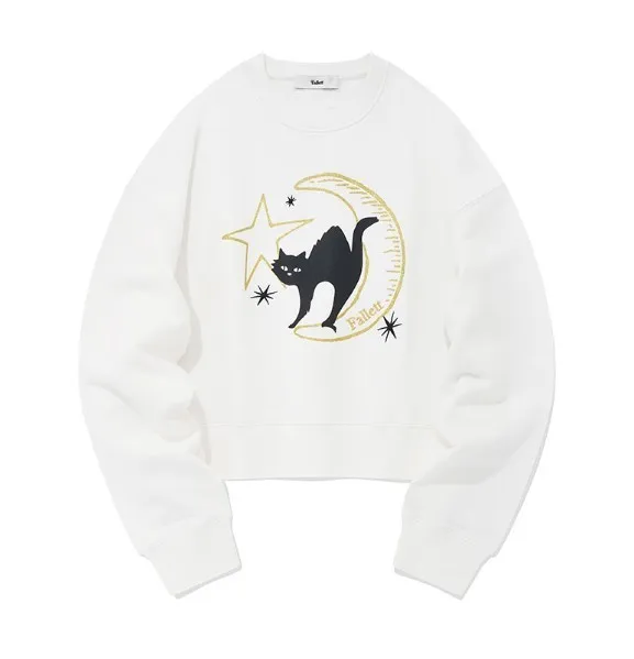 Fallett  |Street Style Long Sleeves Other Animal Patterns Cotton Logo