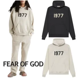 FEAR OF GOD  |Unisex Street Style Long Sleeves Cotton Oversized Logo