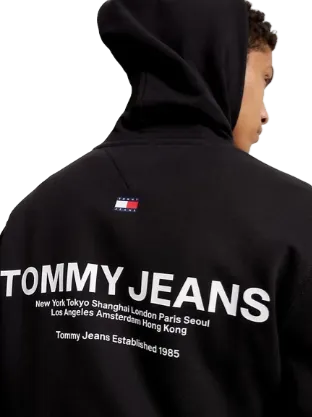 Felpa Tommy Jeans Nera