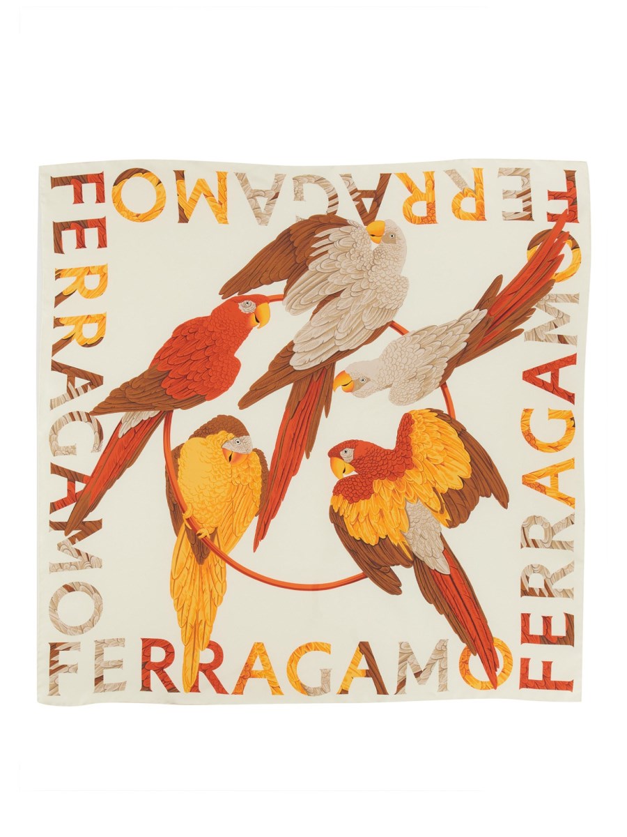 FERRAGAMO    SILK SCARF