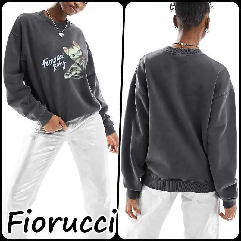 FIORUCCI  |Crew Neck Long Sleeves Other Animal Patterns Cotton