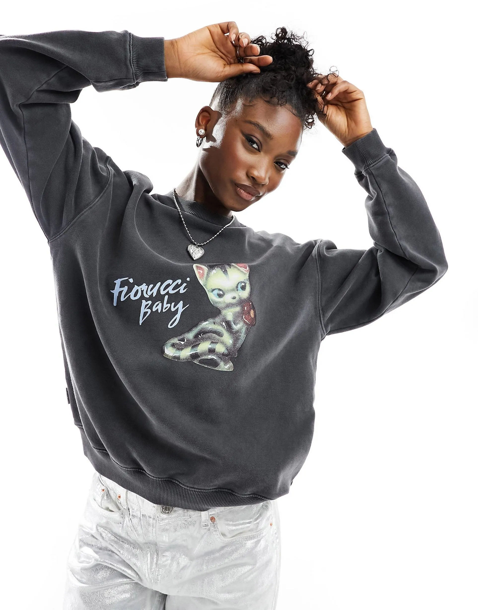 FIORUCCI  |Crew Neck Long Sleeves Other Animal Patterns Cotton