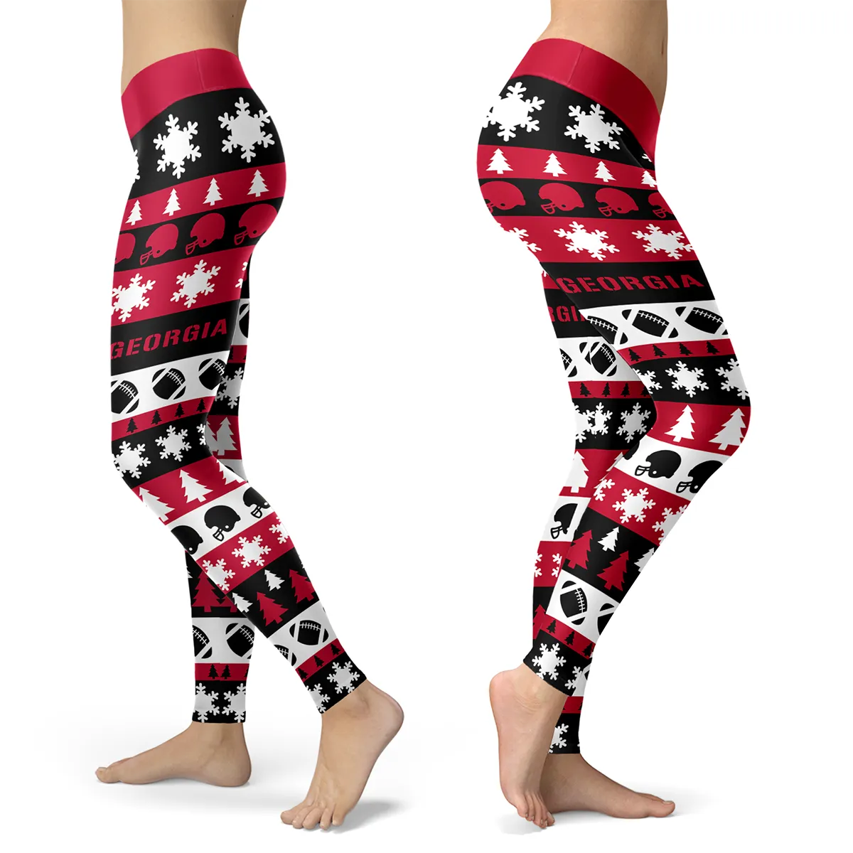 GA Christmas FB Leggings