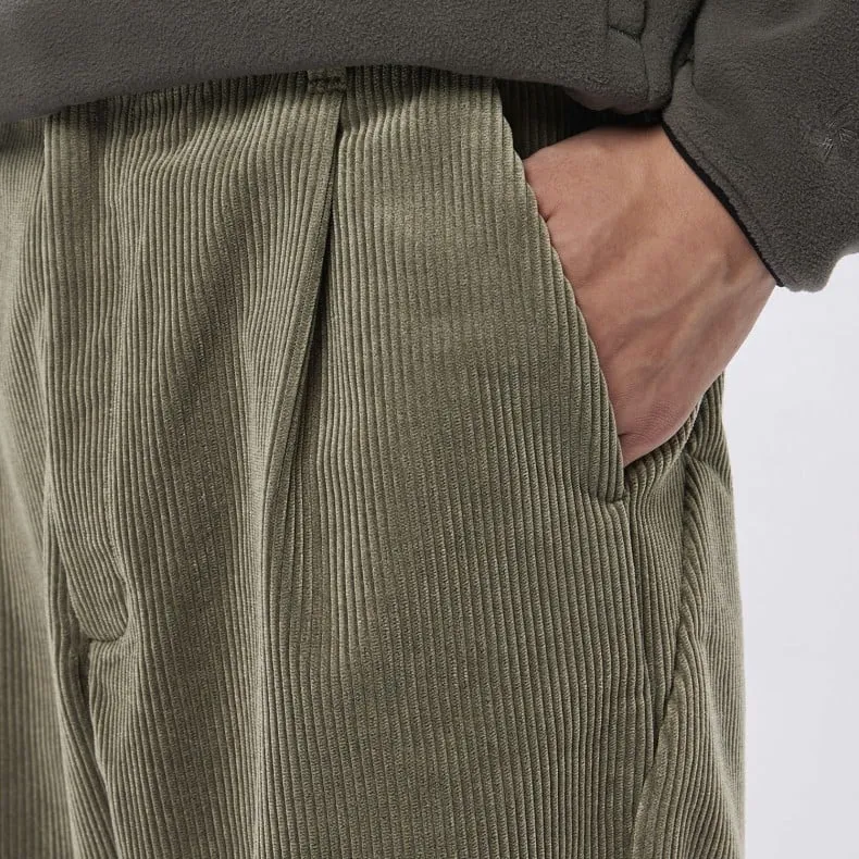 Goldwin Fine Wale Corduroy Pants (Taupe Grey)