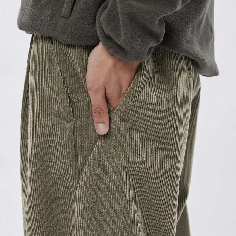 Goldwin Fine Wale Corduroy Pants (Taupe Grey)