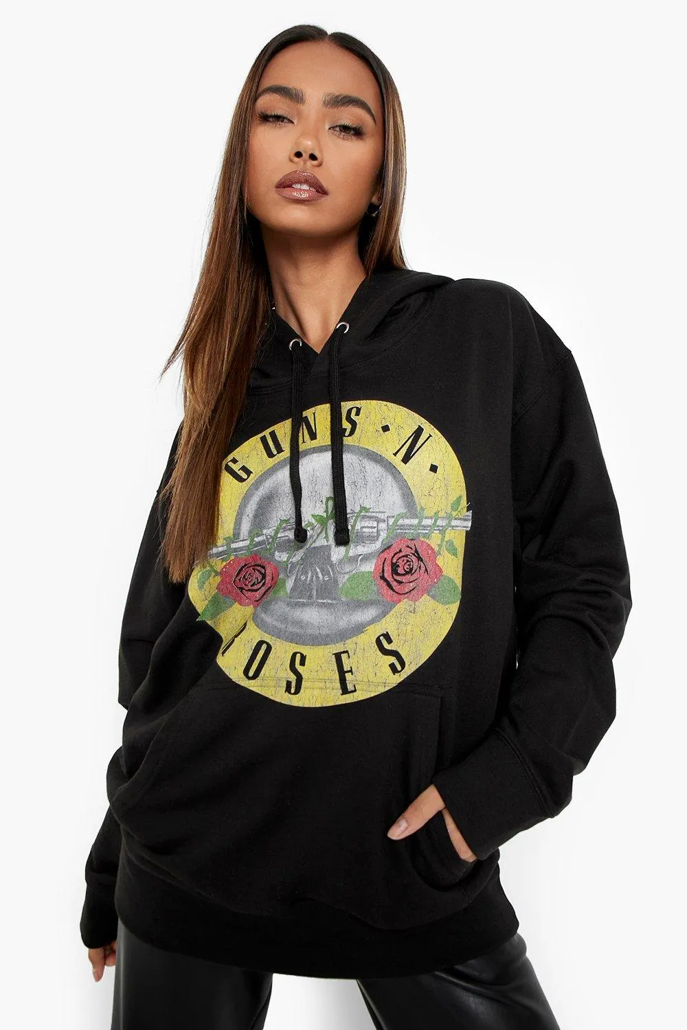 Guns And Roses License Oversized Hoodie