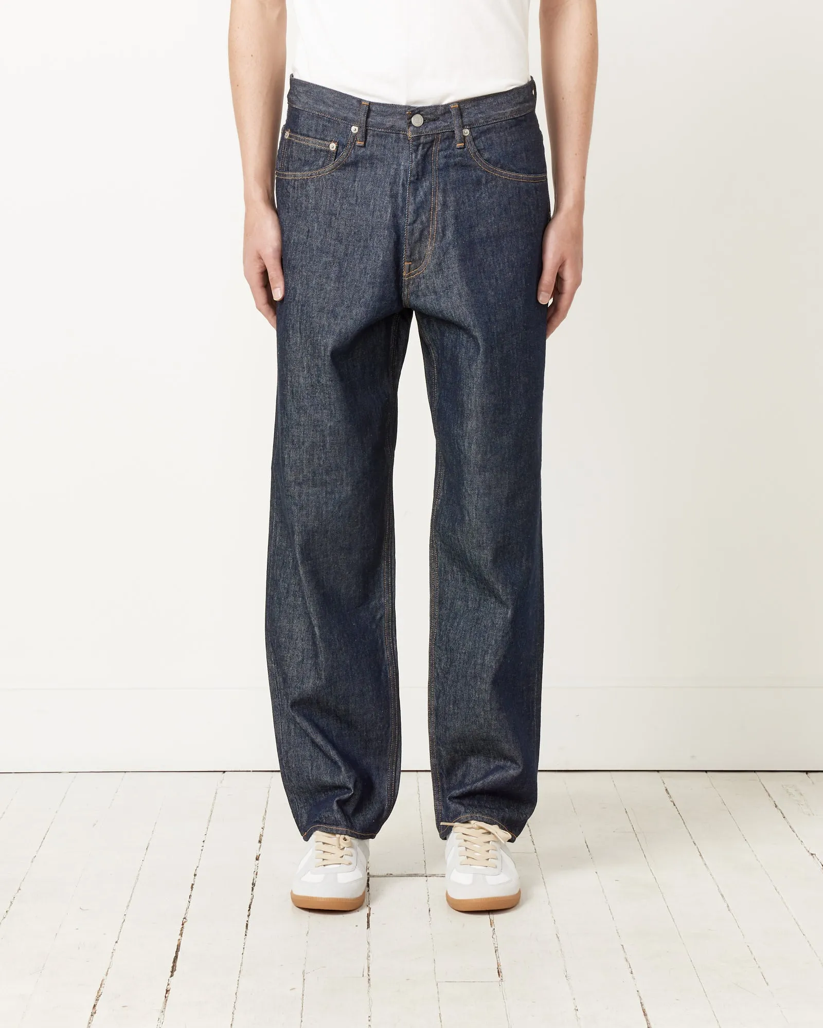 Hard Twist Denim Pant in Indigo