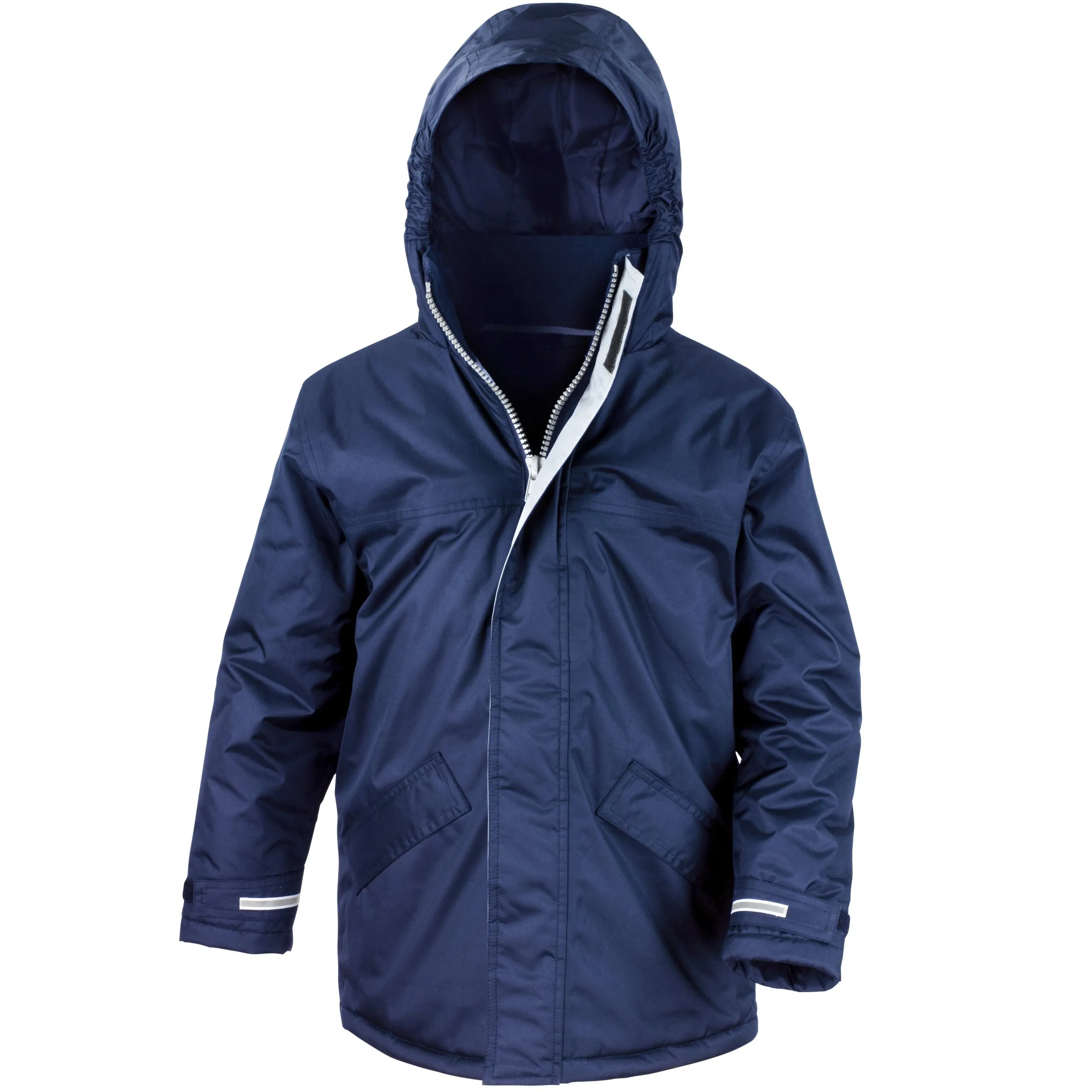 HD207 junior winter parka with school logo