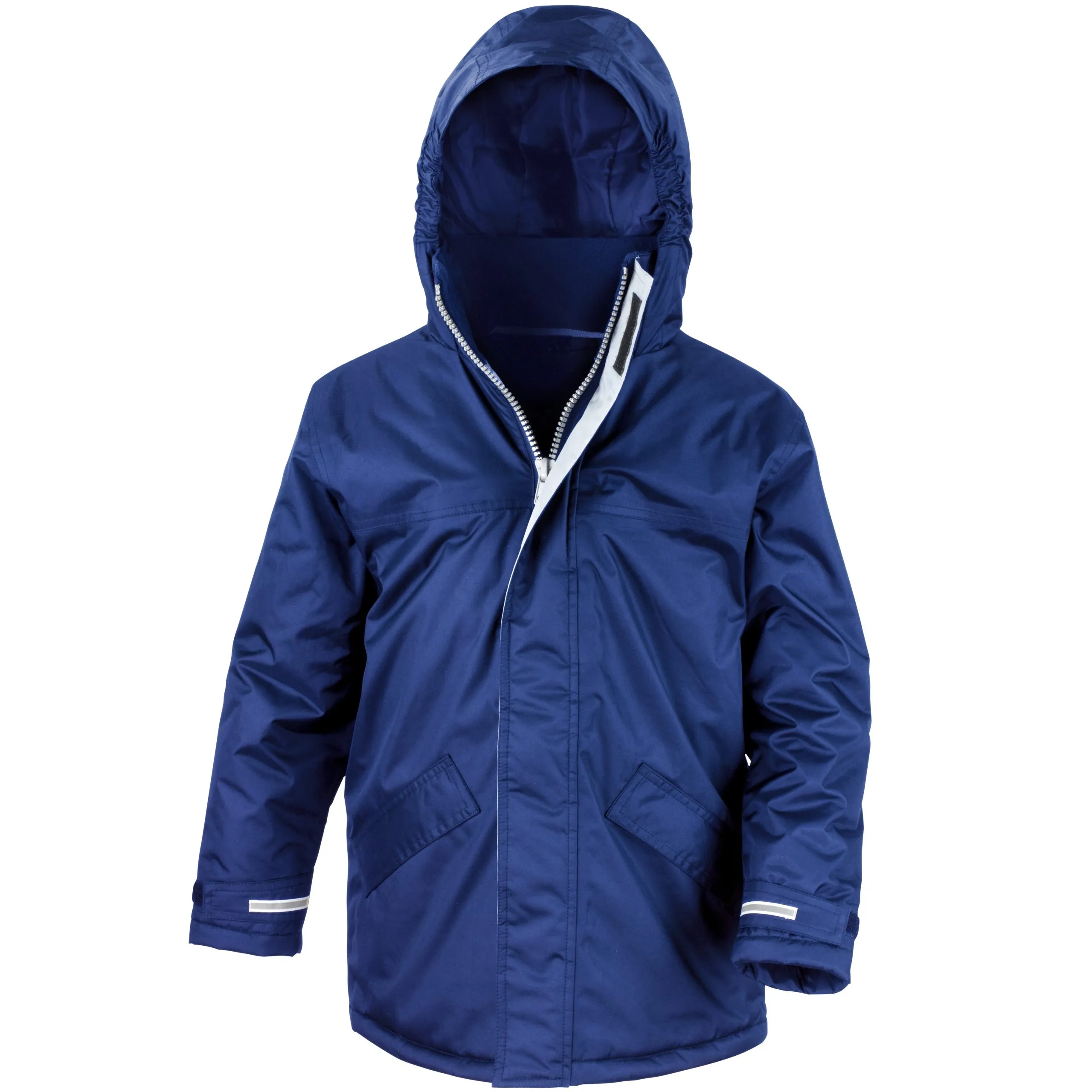 HD207 junior winter parka with school logo