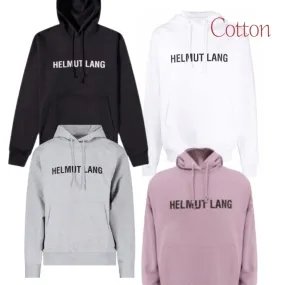 HELMUT LANG  |Unisex Street Style Long Sleeves Cotton Logo