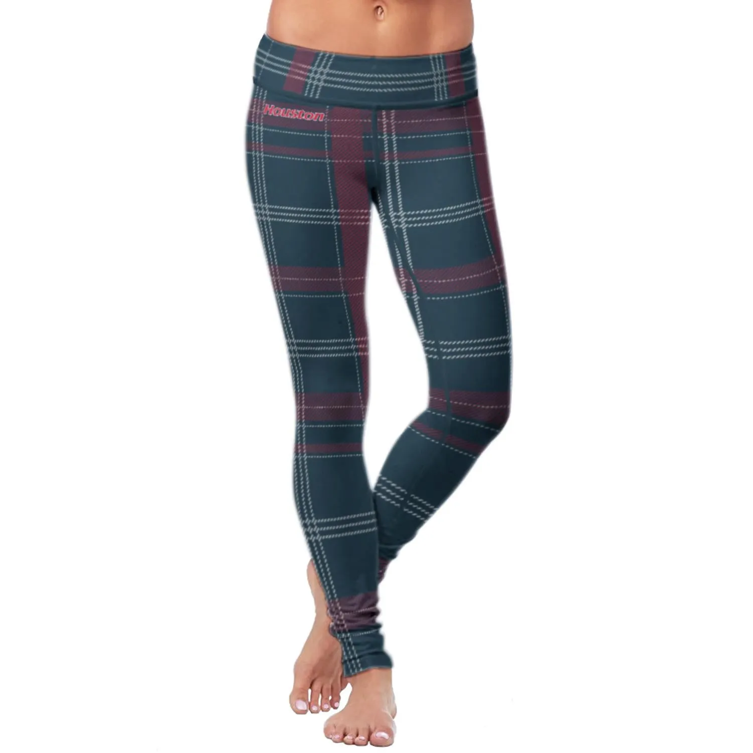 HOU FB Plaid Leggings