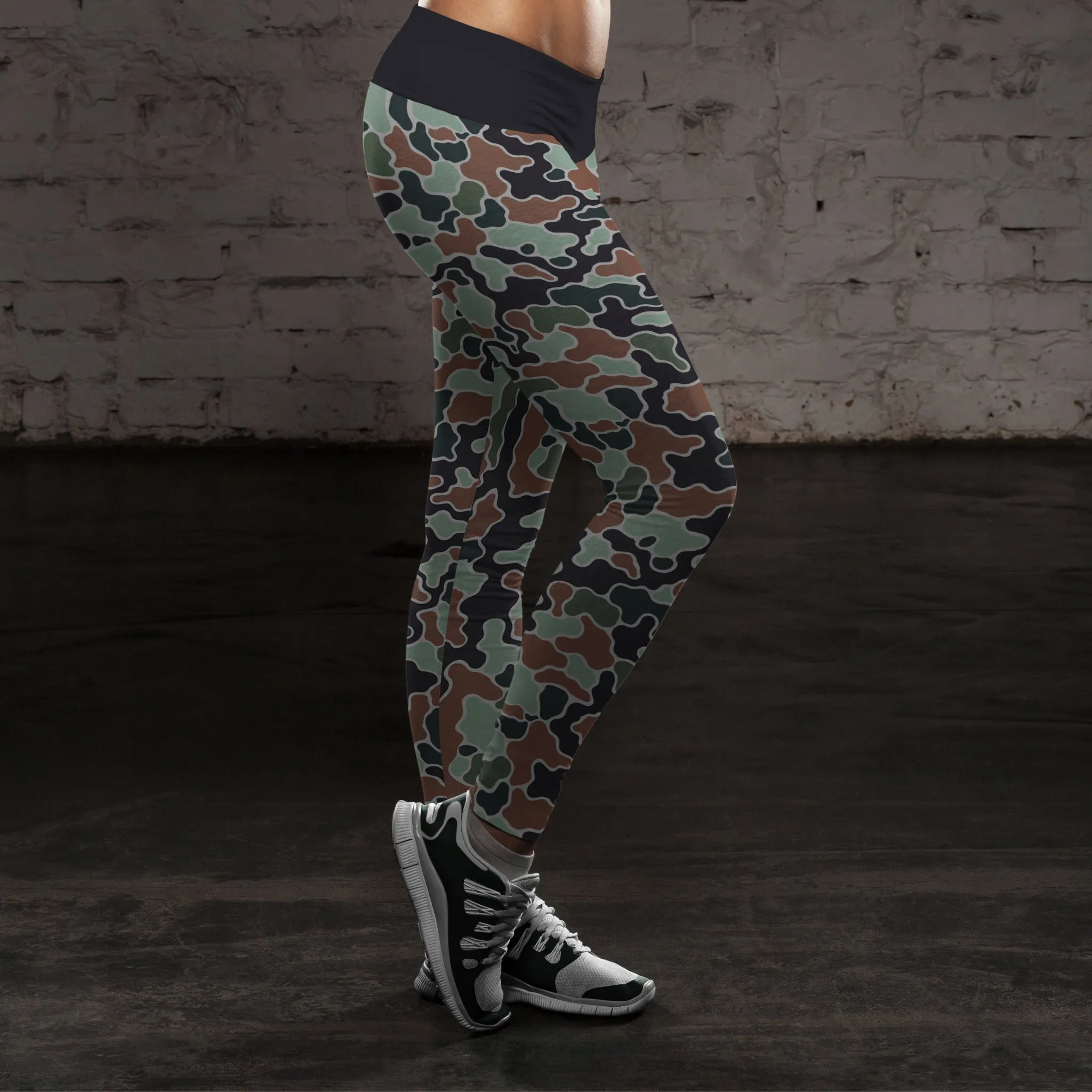 Hunting Leggings Abstract Camo