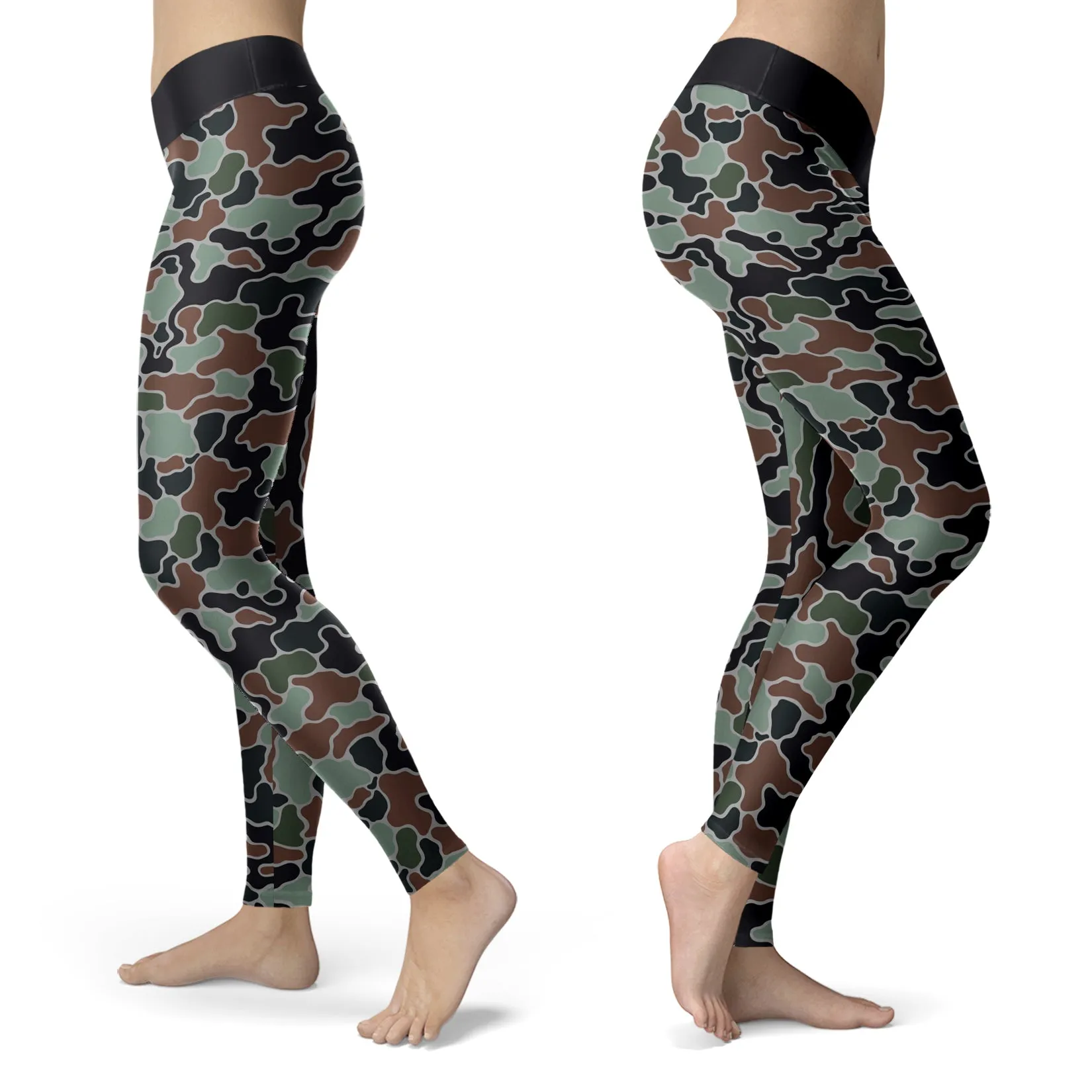 Hunting Leggings Abstract Camo