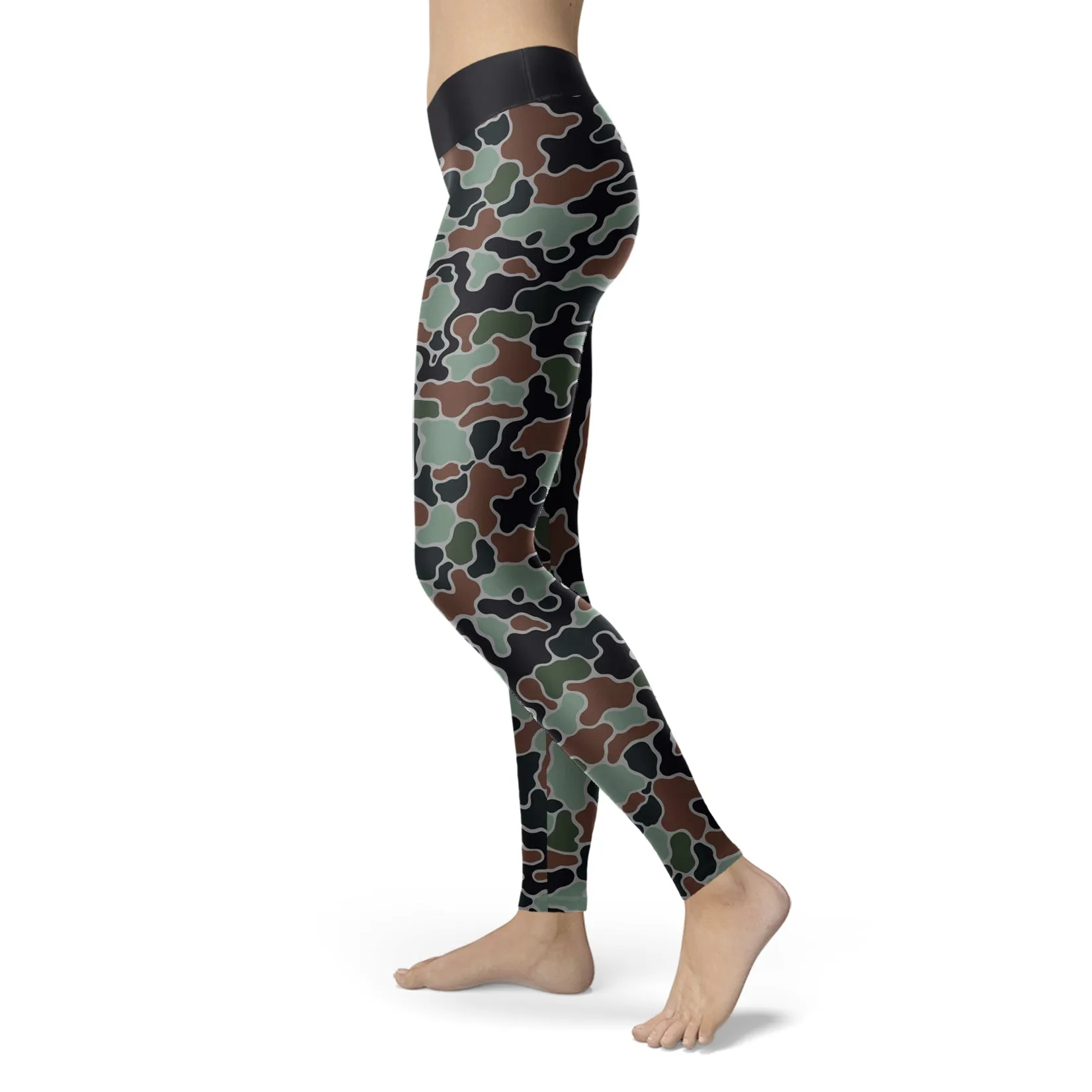 Hunting Leggings Abstract Camo