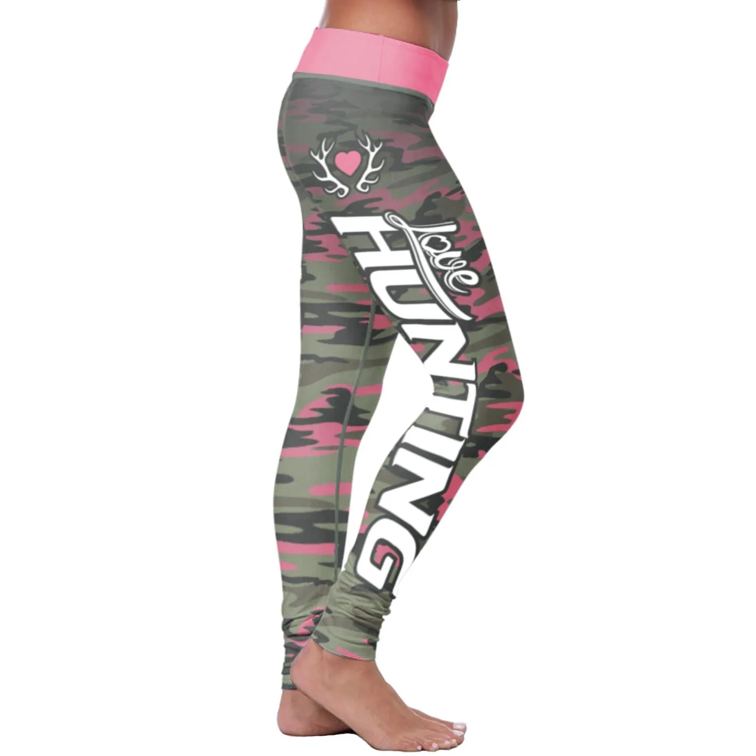 Hunting Leggings Pink Camo