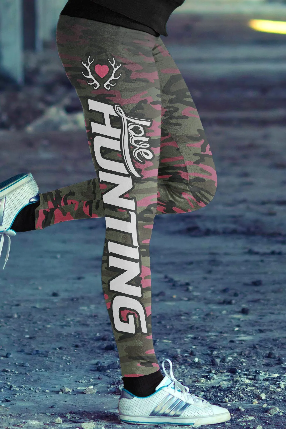 Hunting Leggings Pink Camo