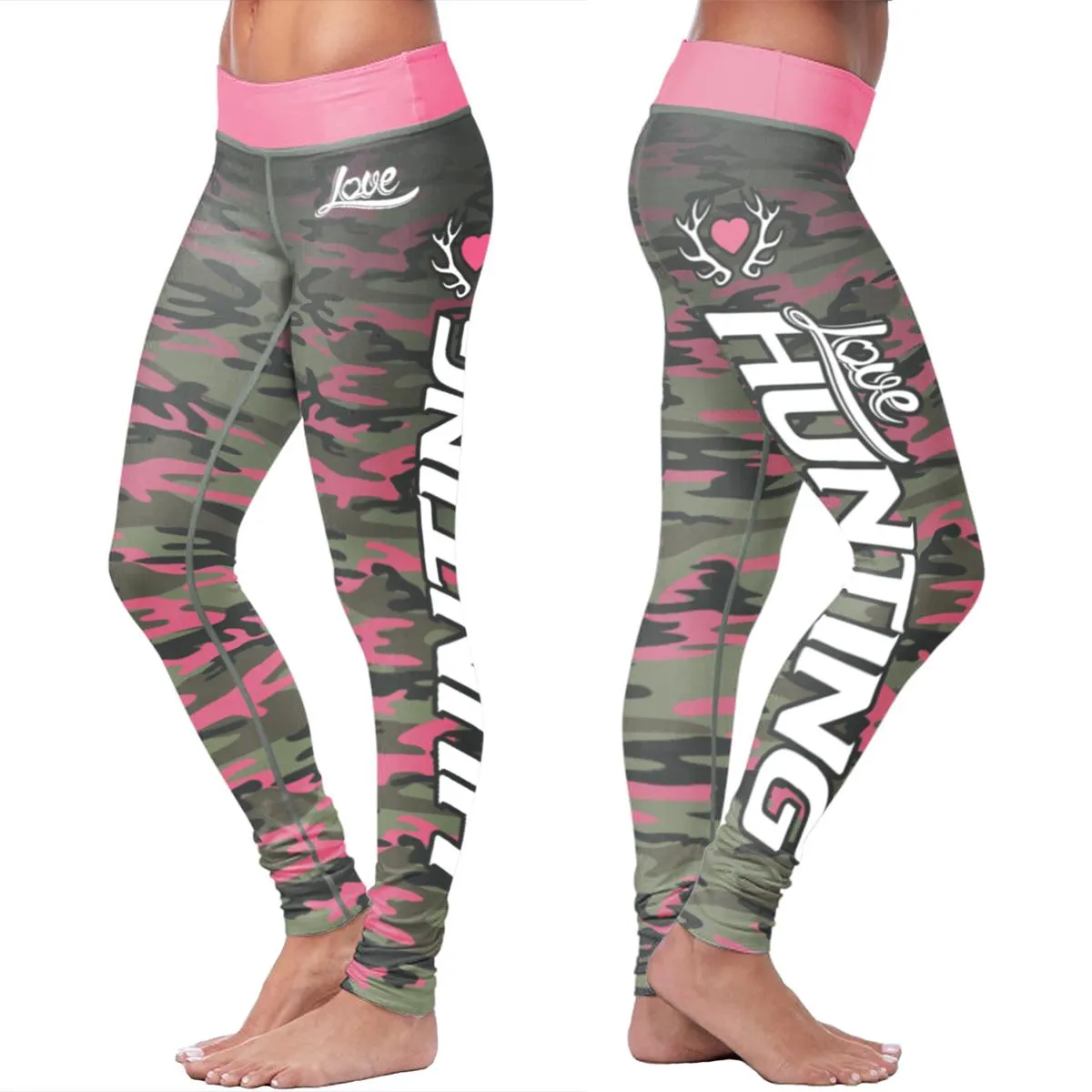 Hunting Leggings Pink Camo