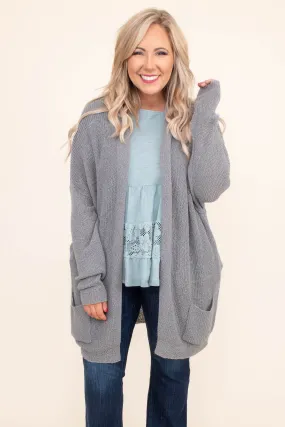 If Only Maybe Cardigan, Gray