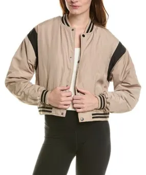 IVL Collective Cropped Varsity Bomber Jacket