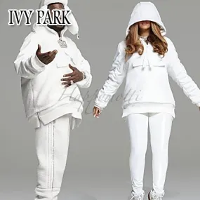 IVY PARK  |Unisex Street Style Collaboration Long Sleeves Logo