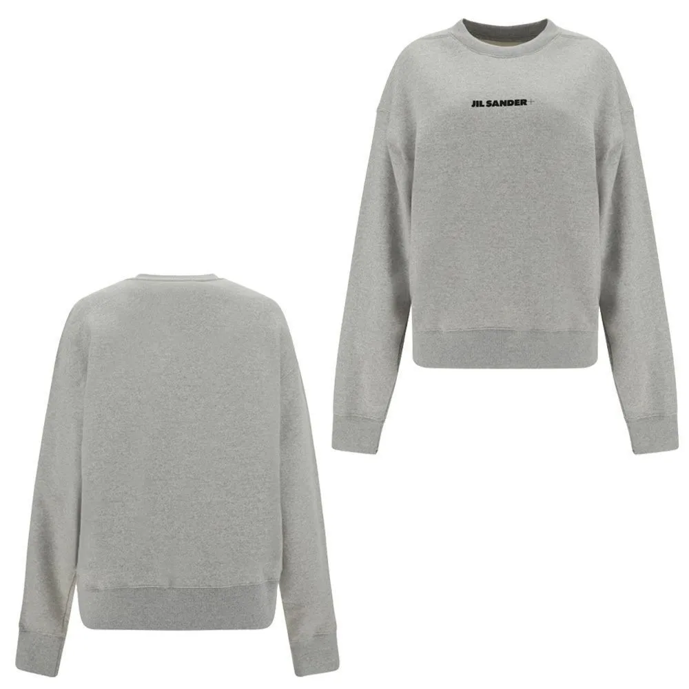 Jil Sander  |Crew Neck Unisex Street Style Long Sleeves Cotton Logo