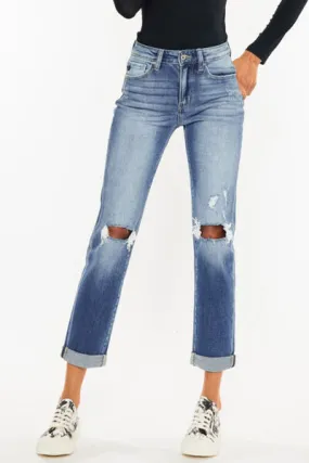 Jordyn Cropped Straight Jeans