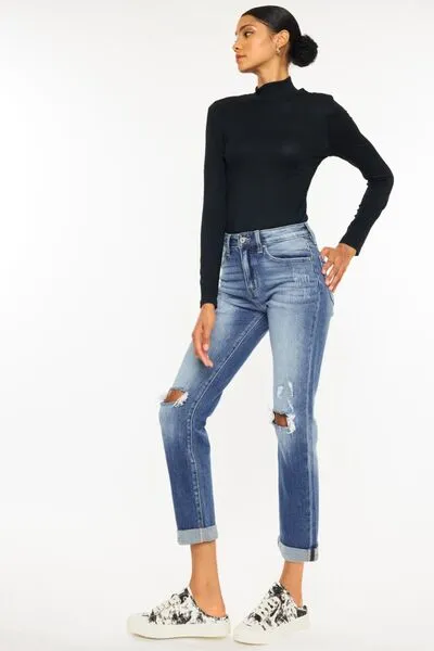 Jordyn Cropped Straight Jeans