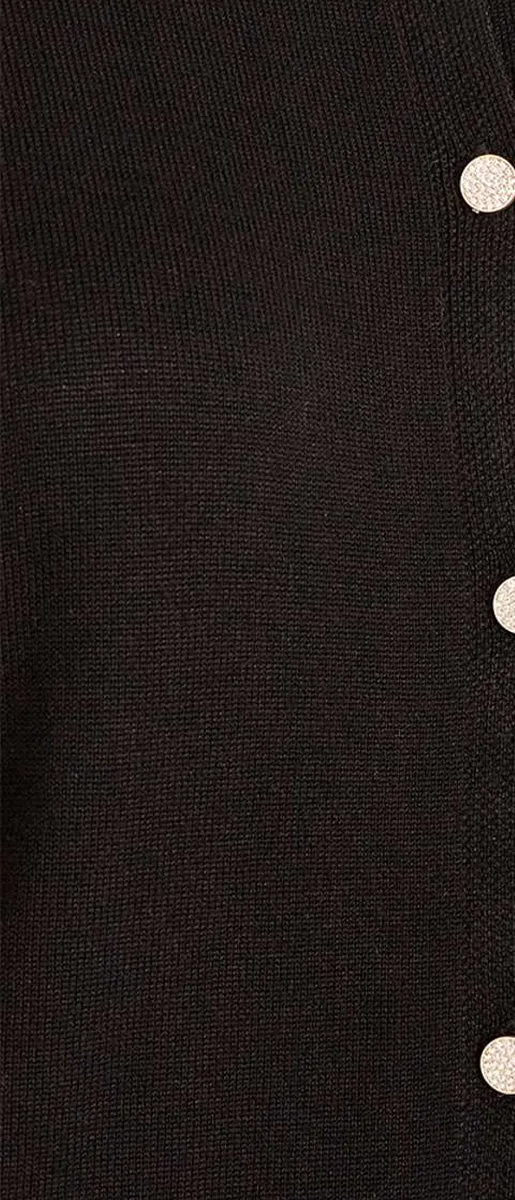 Katie Cardigan | Black | Cardigan fra Freequent