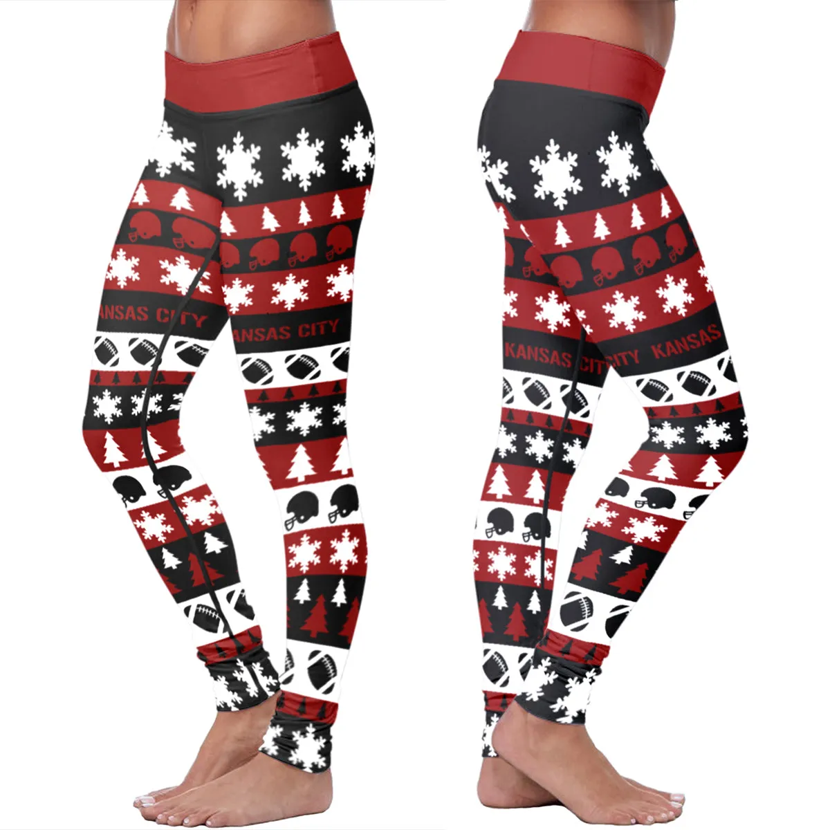 KC Christmas FB Leggings