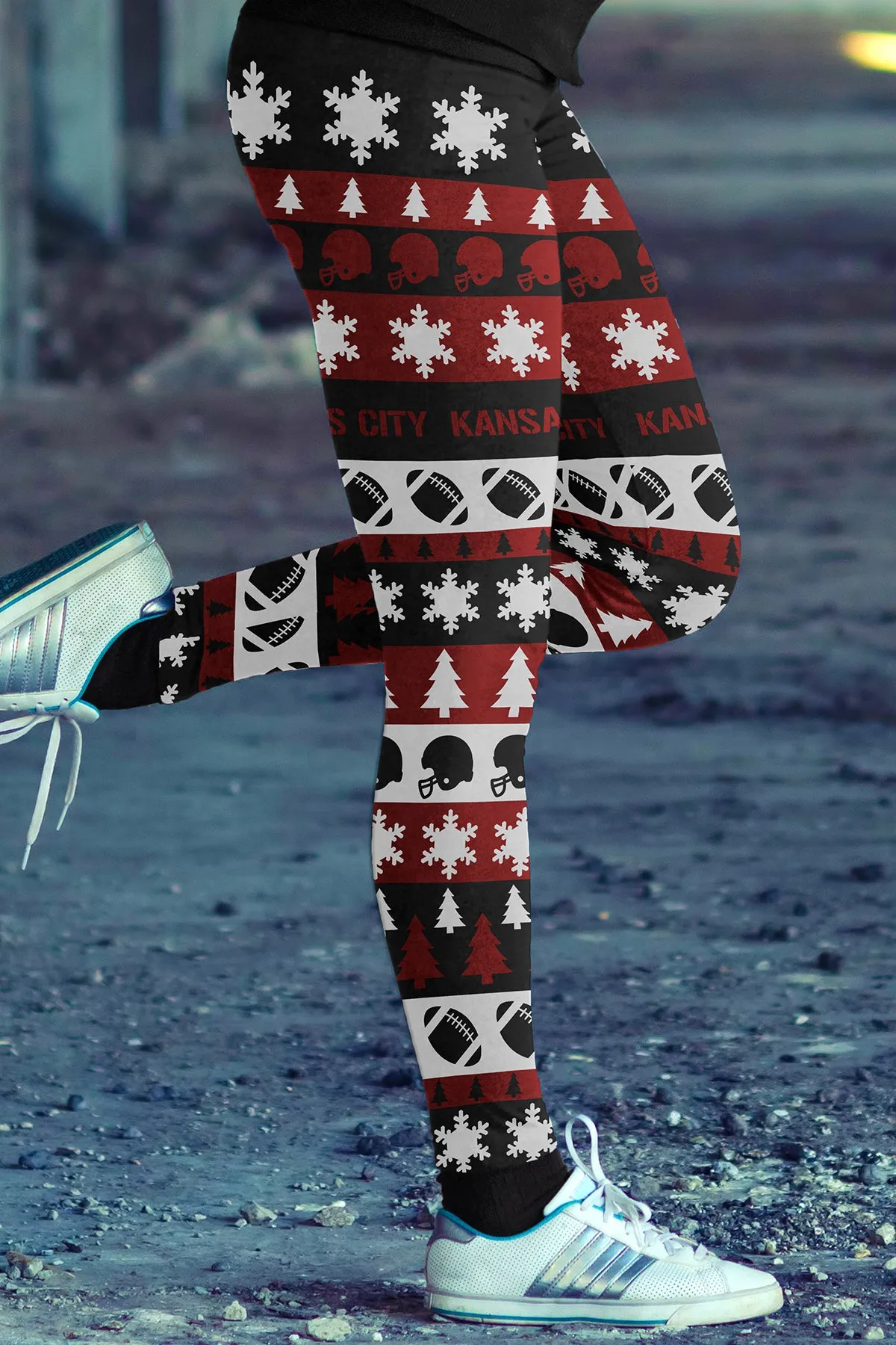 KC Christmas FB Leggings