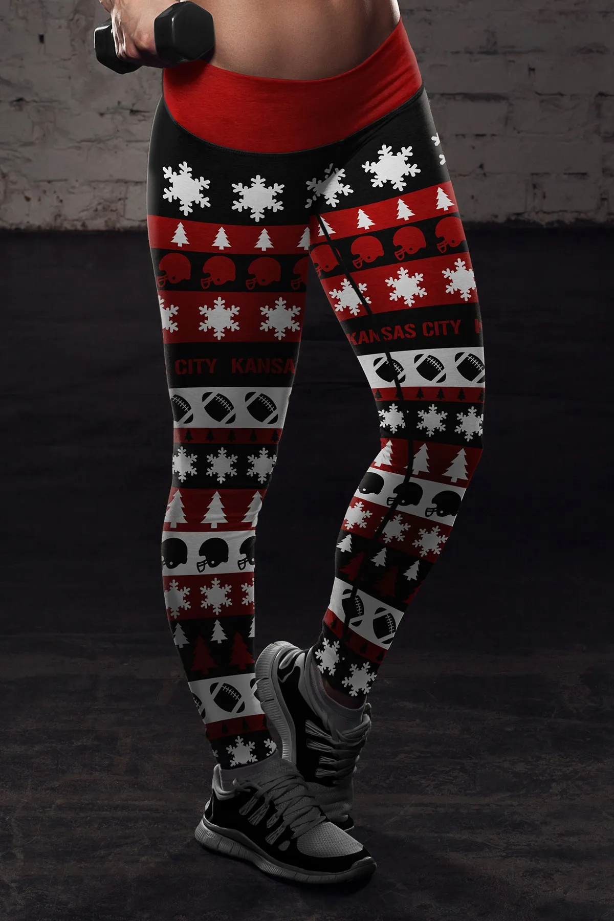 KC Christmas FB Leggings