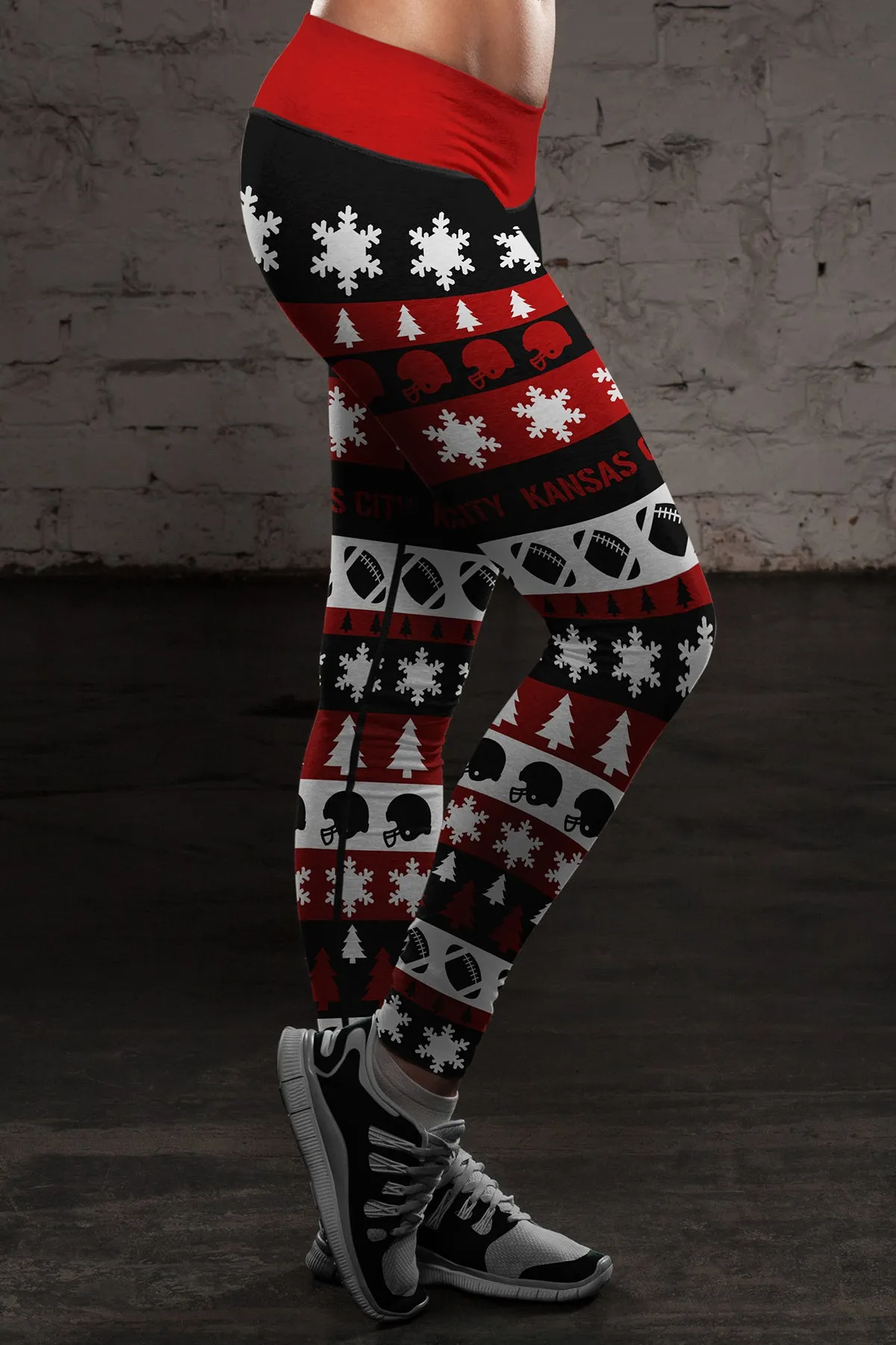 KC Christmas FB Leggings