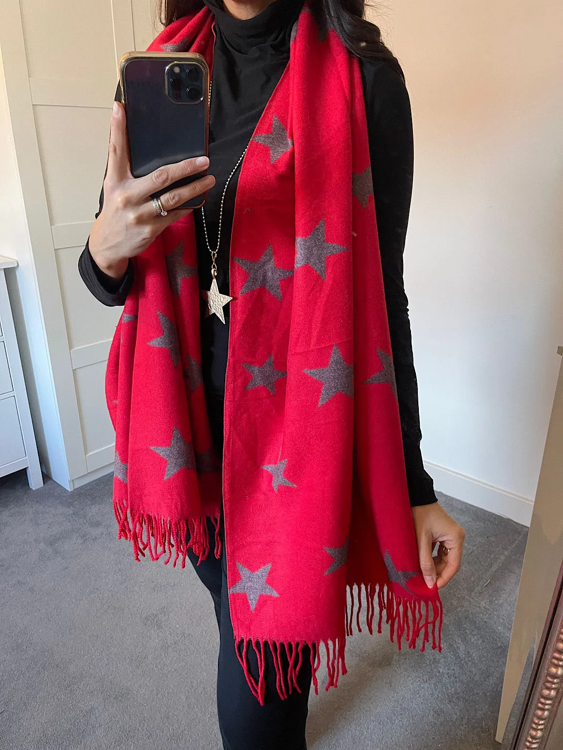 Large Star Scarf