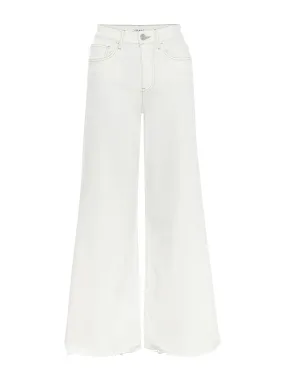 Le Palazzo Crop Raw Fray Jean - Au Natural Clean Chew