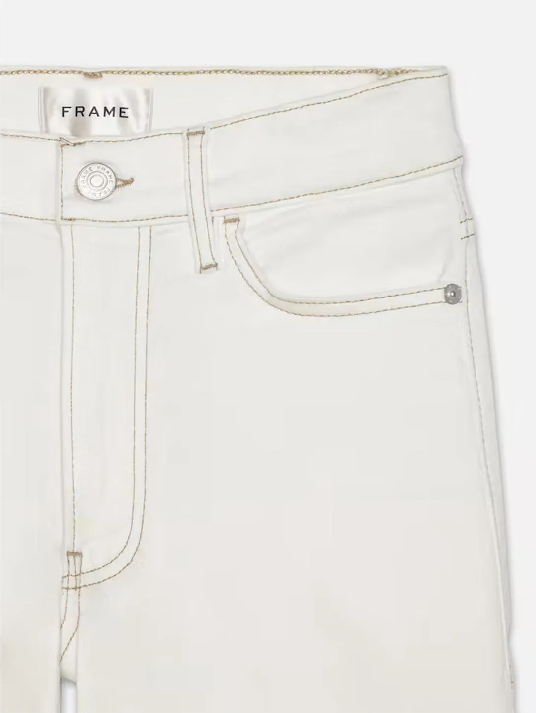 Le Palazzo Crop Raw Fray Jean - Au Natural Clean Chew