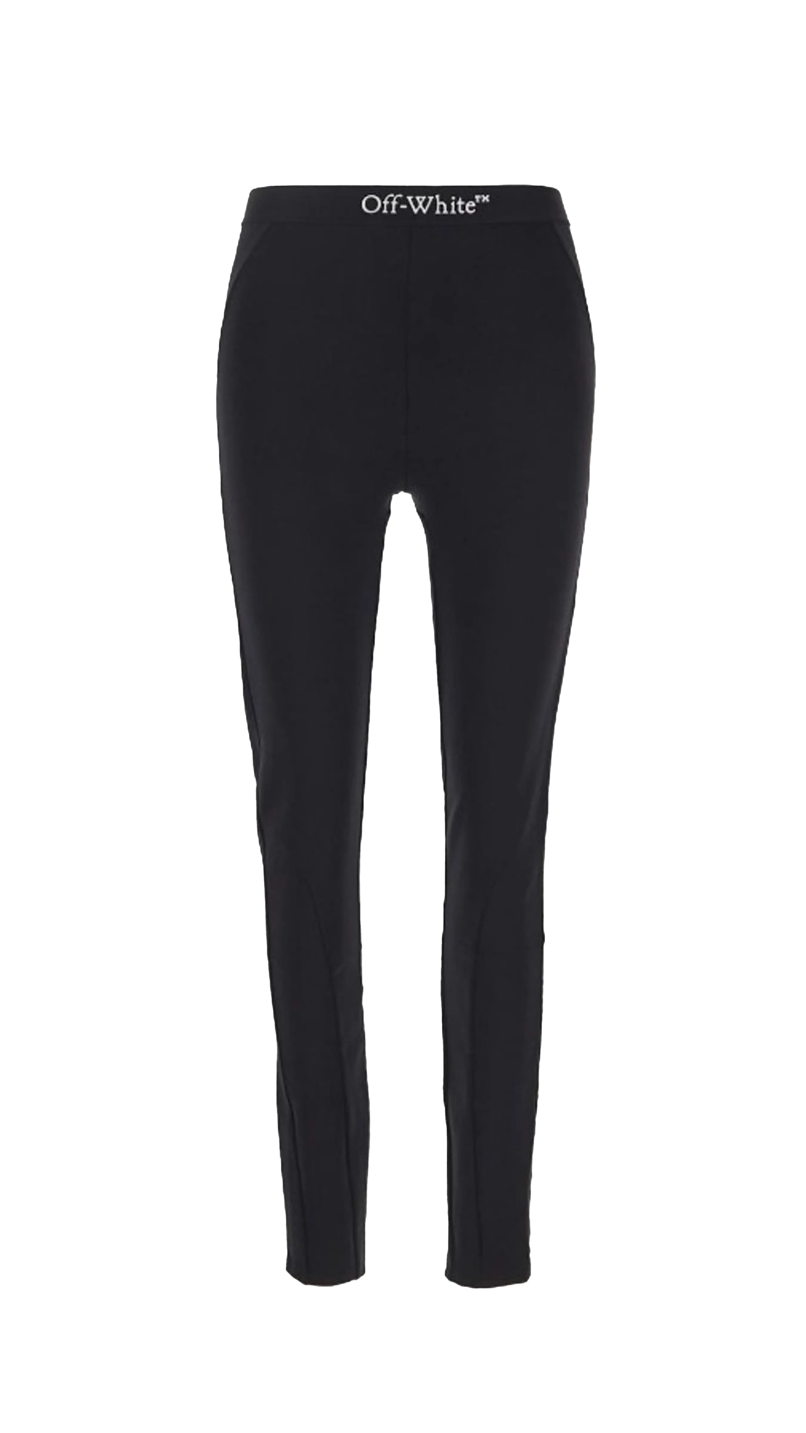 Logo Band Leggings - Black