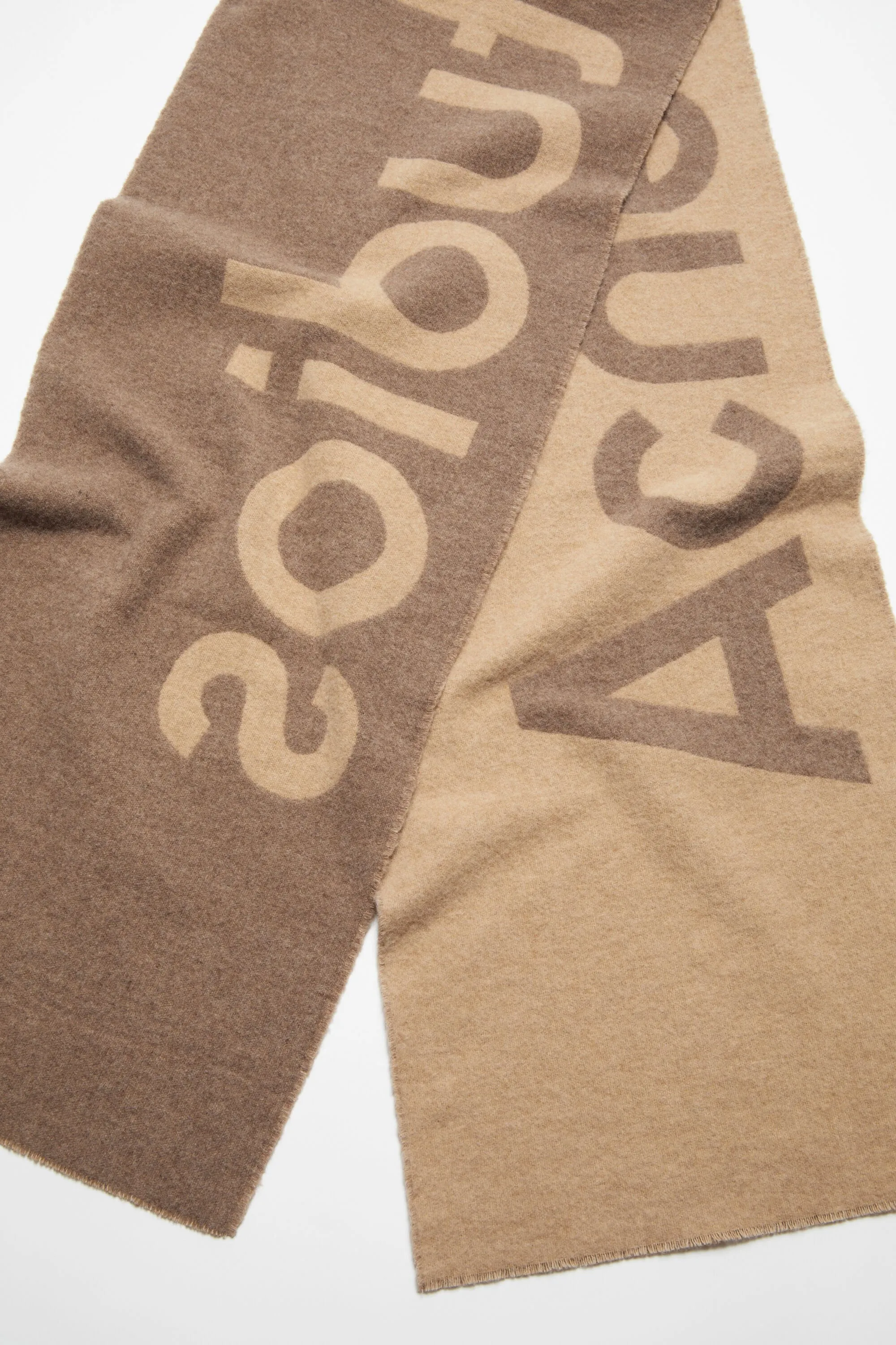 Logo jacquard scarf - Narrow