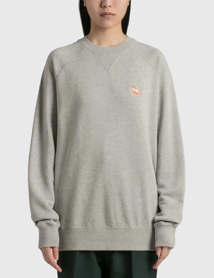 MAISON KITSUNE  |Crew Neck Street Style Long Sleeves Plain Cotton Logo