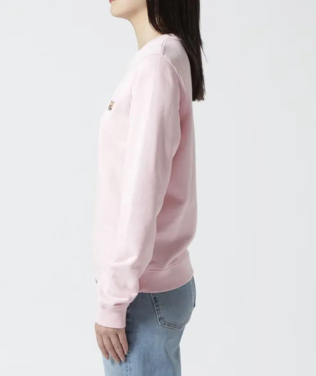 MAISON KITSUNE  |Unisex Sweat Street Style Long Sleeves Plain Cotton Logo