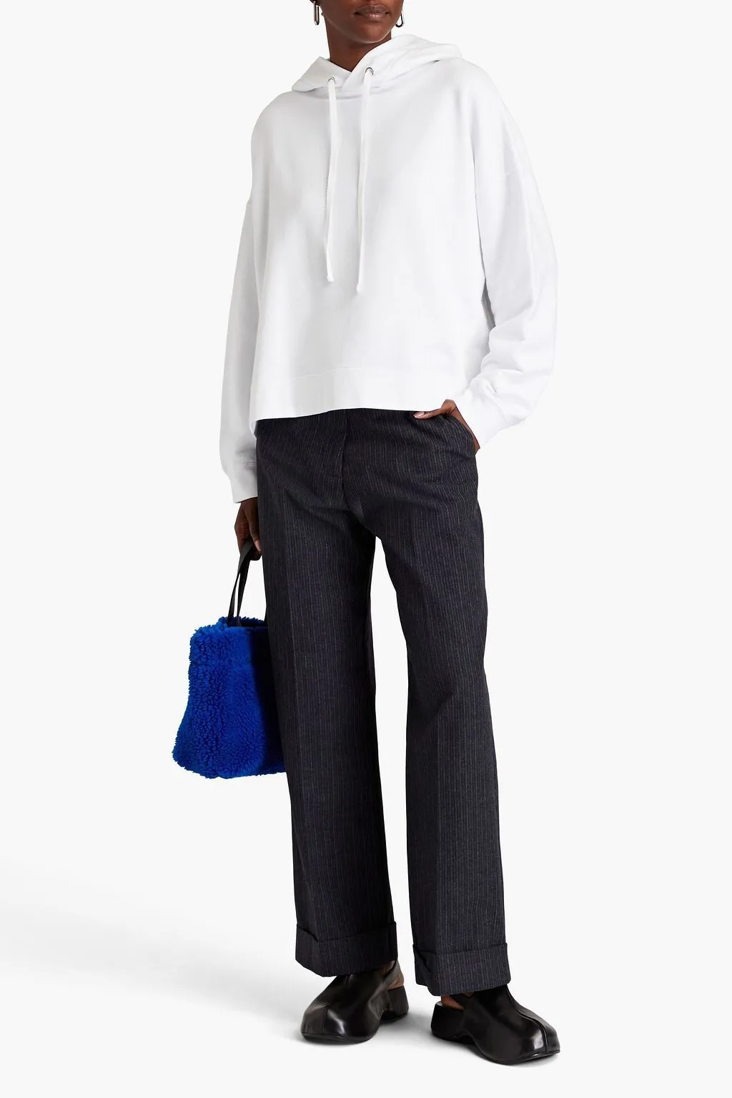 Maison Margiela  |Street Style Long Sleeves Plain Cotton Oversized Logo