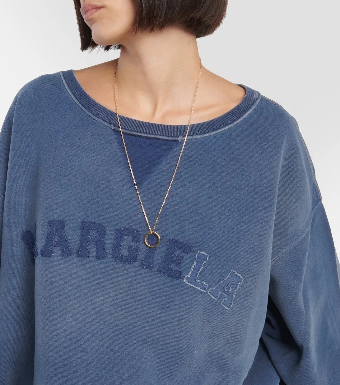 Maison Margiela  |Unisex Street Style Long Sleeves Oversized Logo