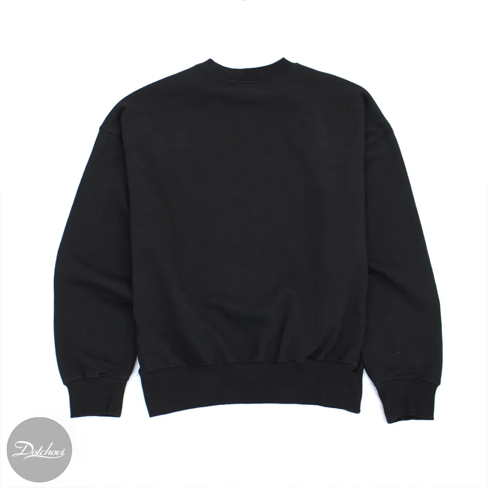 Mardi Mercredi  |Crew Neck Street Style Long Sleeves Cotton Logo