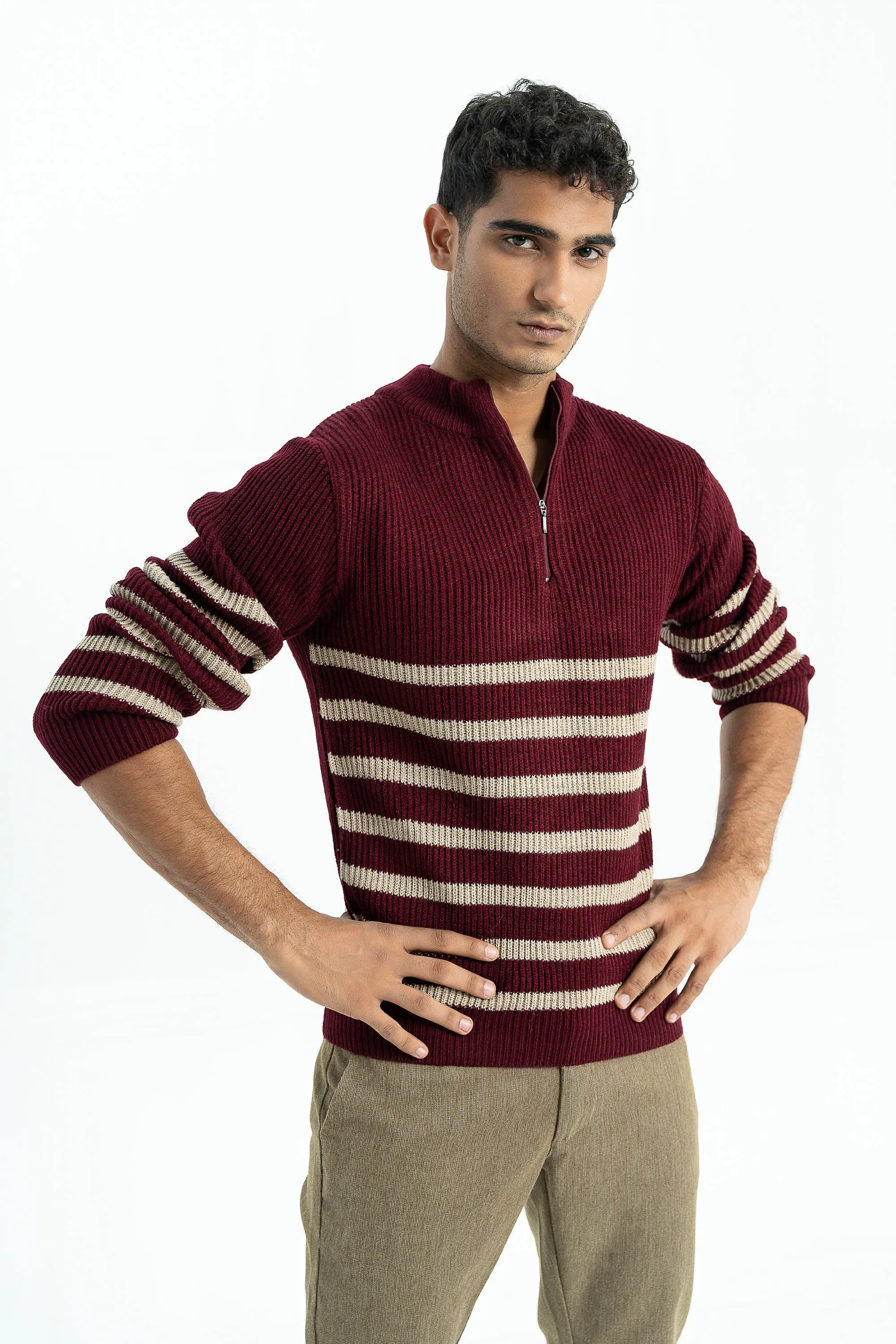 Maroon sweater