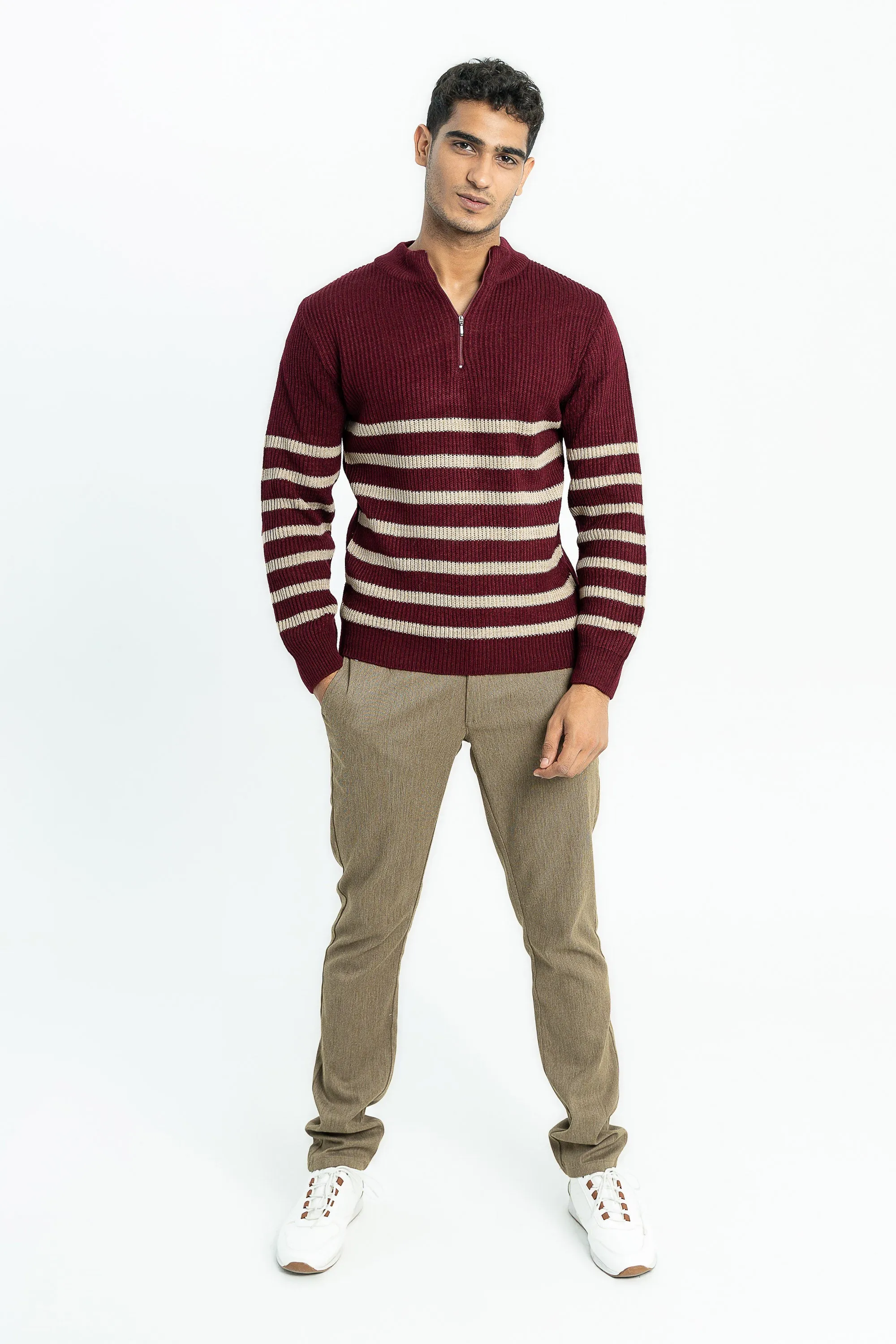 Maroon sweater