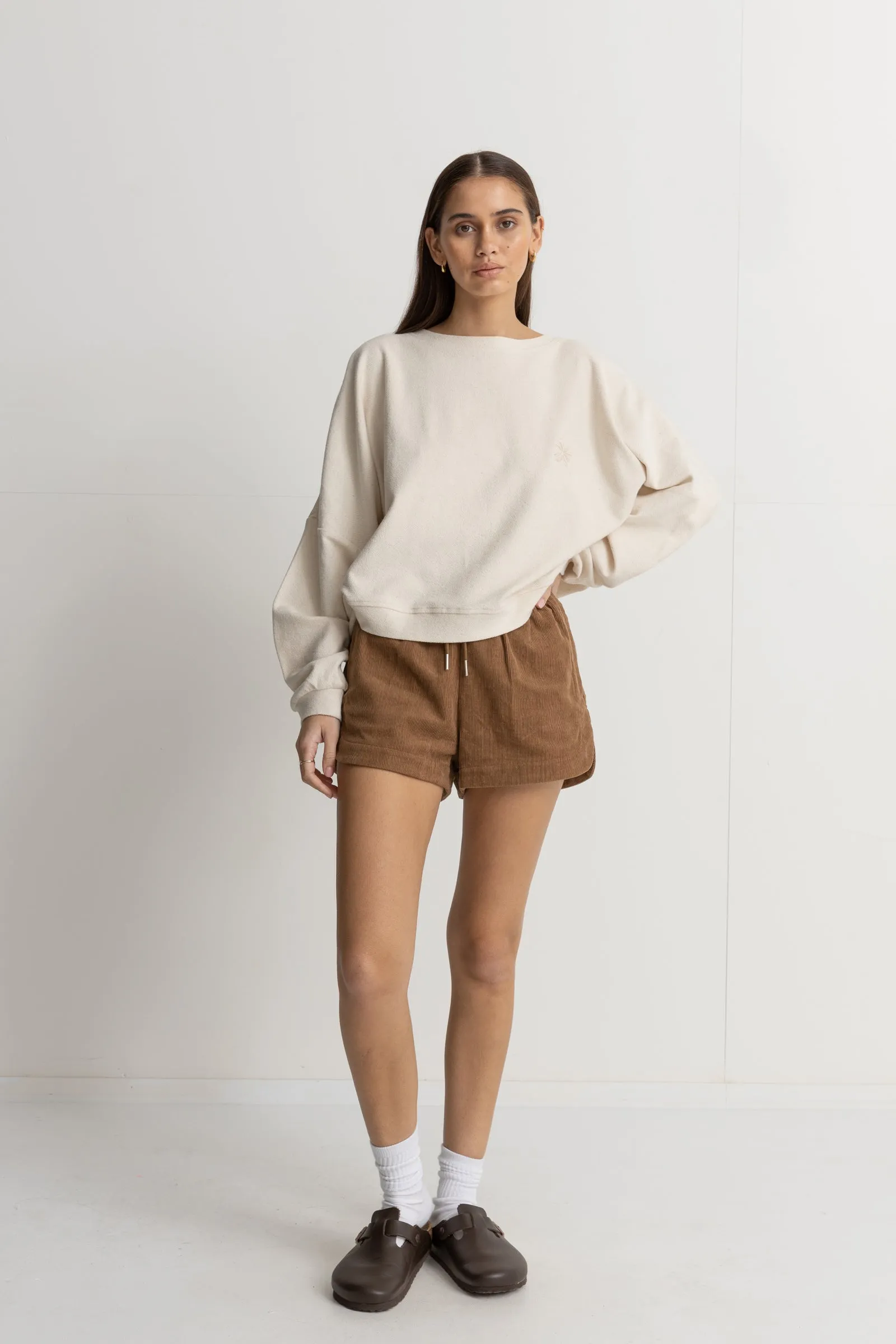 Mazzy Corduroy Short Camel