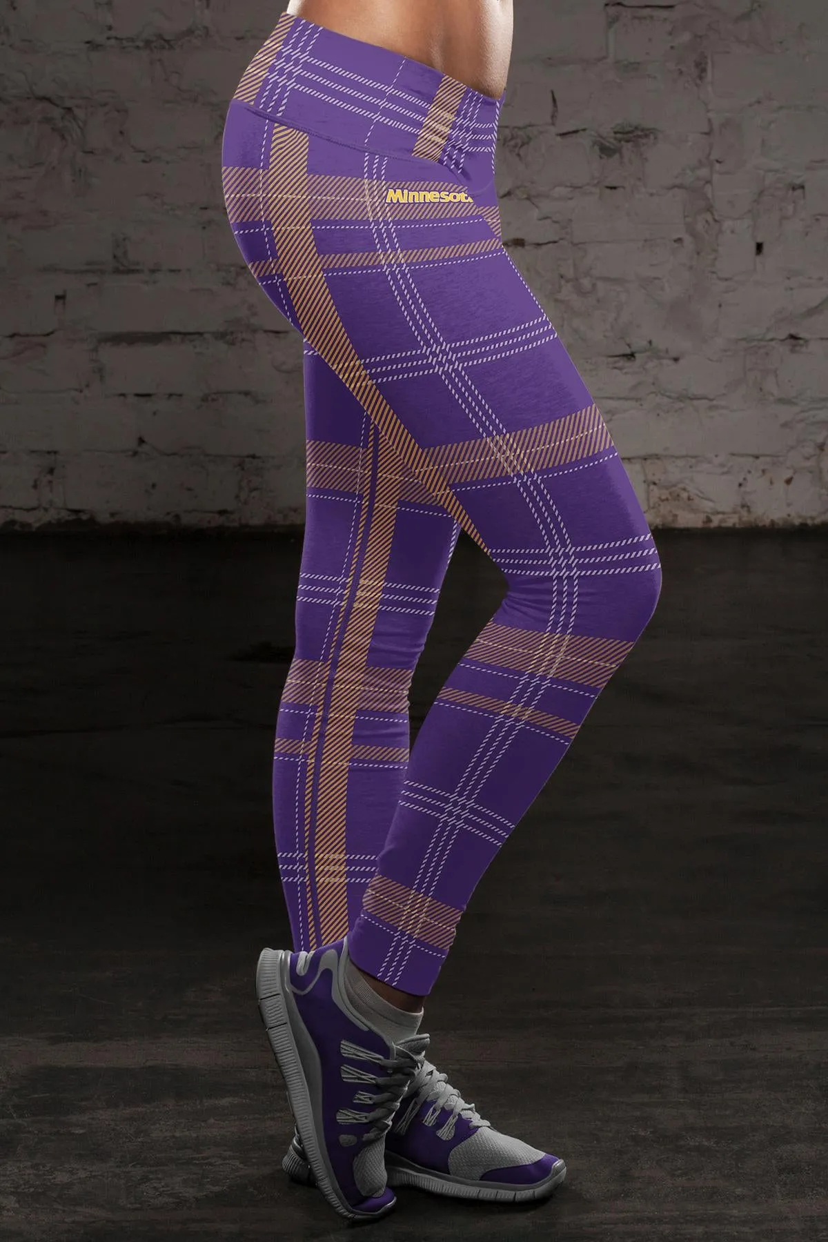 MIN FB Plaid Leggings