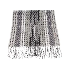 Missoni Chevron Knit Foulard with Sequins - '10s