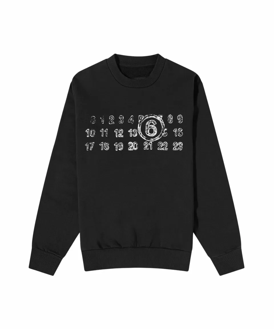 MM6 Maison Margiela  |Crew Neck Street Style Long Sleeves Plain Cotton Logo